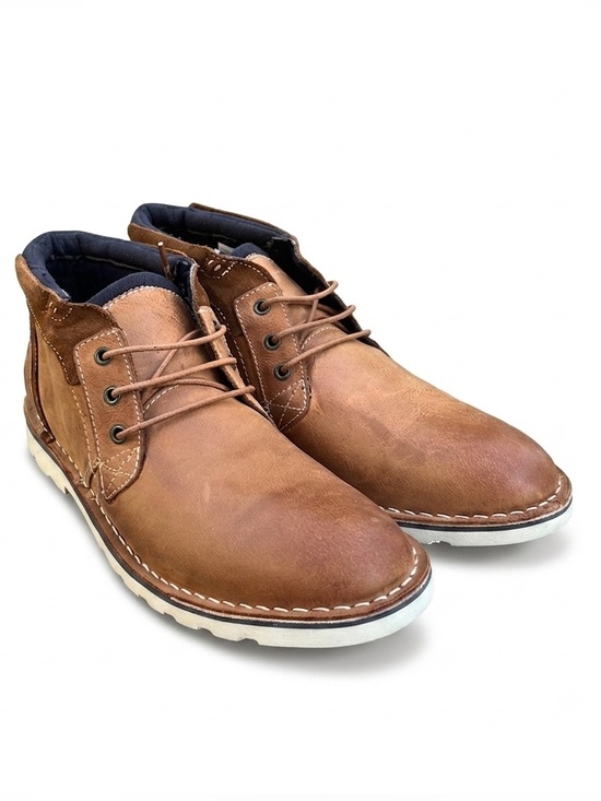 Steve Madden Other - Steve Maden Men's Brown Leather Casual Chukka Boots Sz 10.5